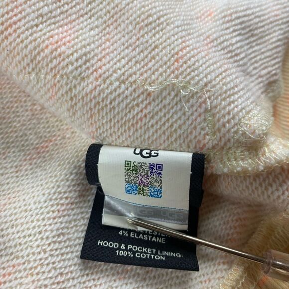 🪦 UGG RTW Womens Orange Full Zip Sweater Size M - Picture 9 of 10